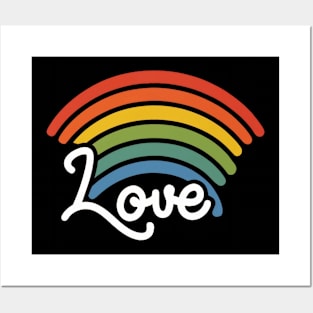 Love Rainbow Posters and Art
